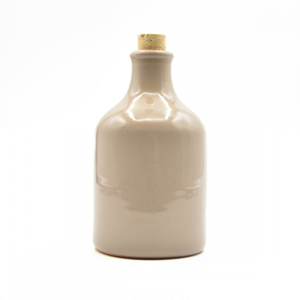bottiglia-orcio-oliera-in-ceramica-colorata-tortora-1000x1000 Orcio in ceramica 250ml Tortora - immagine 1